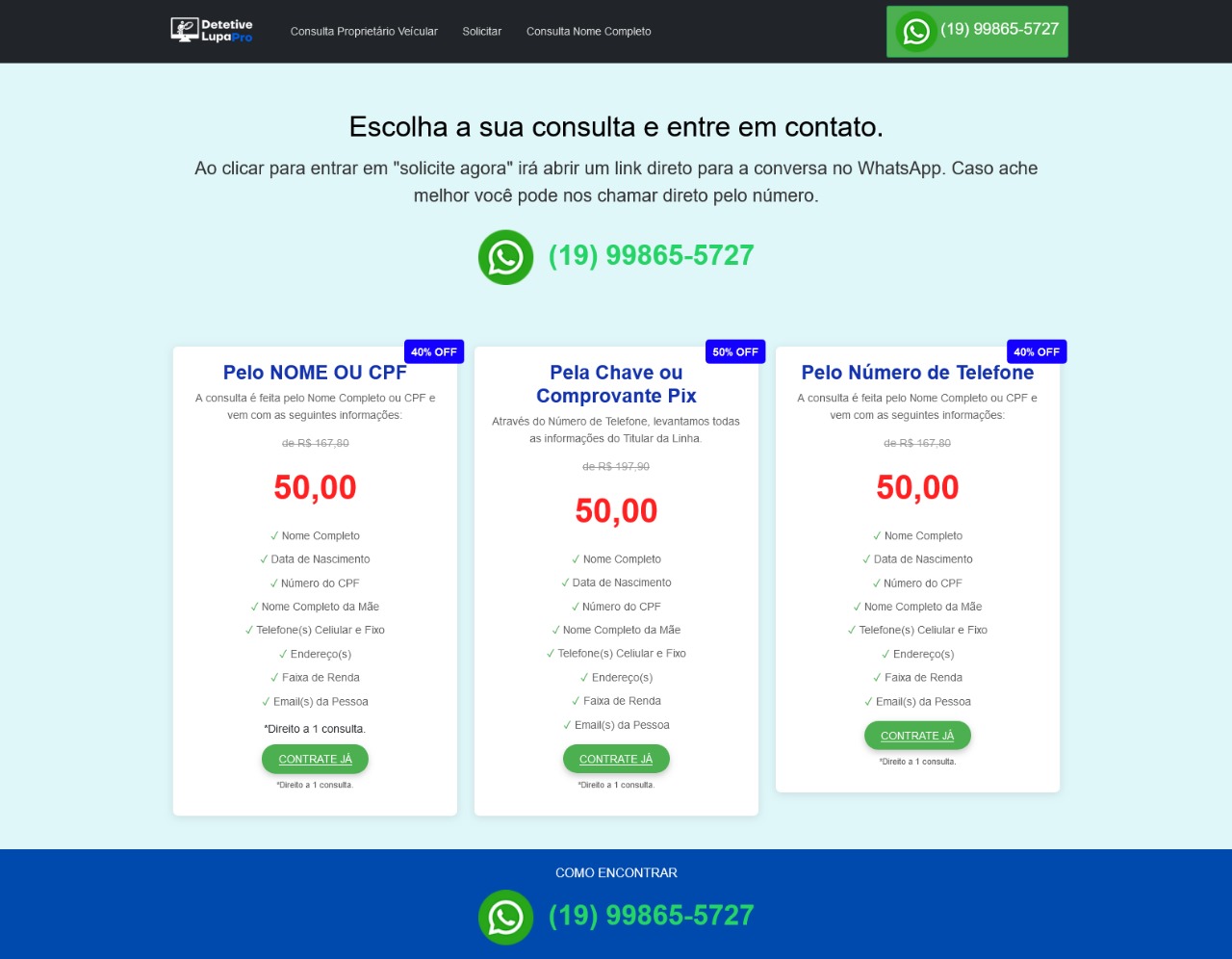 Site Consulta Informacoes Geral